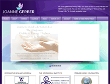 Tablet Screenshot of joannegerber.com